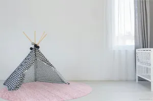 Ayyildiz koberce Kusový koberec Life Shaggy 1500 pink kruh - 80x80 (priemer) kruh cm
