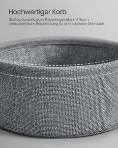 SONGMICS Odkládací stolek Vasagle Moris černý/šedý