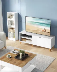 SONGMICS TV stolek Vasagle Indigo bílý