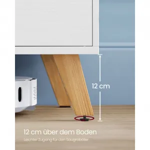 SONGMICS TV stolek Vasagle Indigo bílý