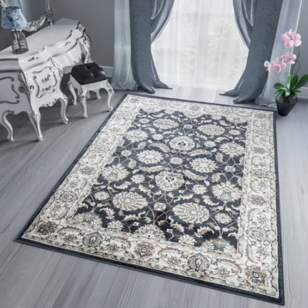DECOREUM Koberec DUBAI T598B antracitový Rozmery (v): 80x150