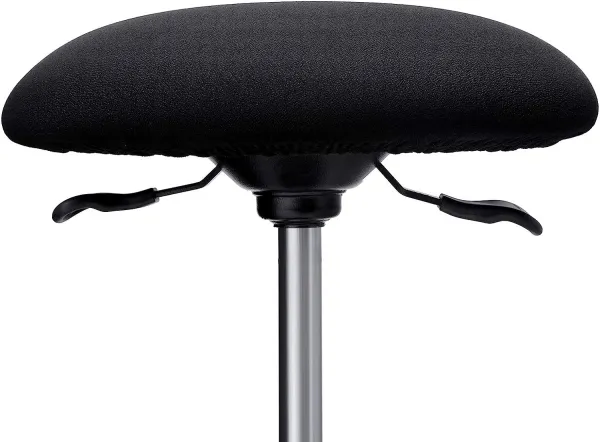 SONGMICS Otočná balanční kancelářská židle Oxbord černá