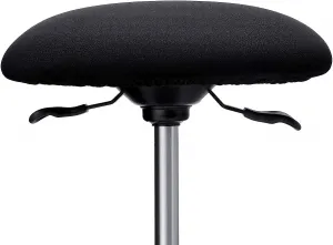 SONGMICS Otočná balanční kancelářská židle Oxbord černá
