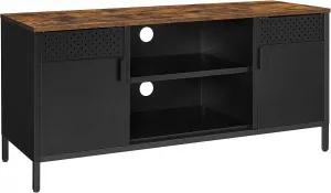 SONGMICS Televizný stolík 120x40x55cm čiernohnedý