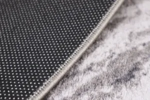 Spoltex koberce Liberec Behúň na mieru Marble 19 sivý - šíre 100 cm