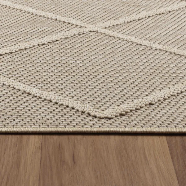 Šnúrkový koberec Patara boho béžový