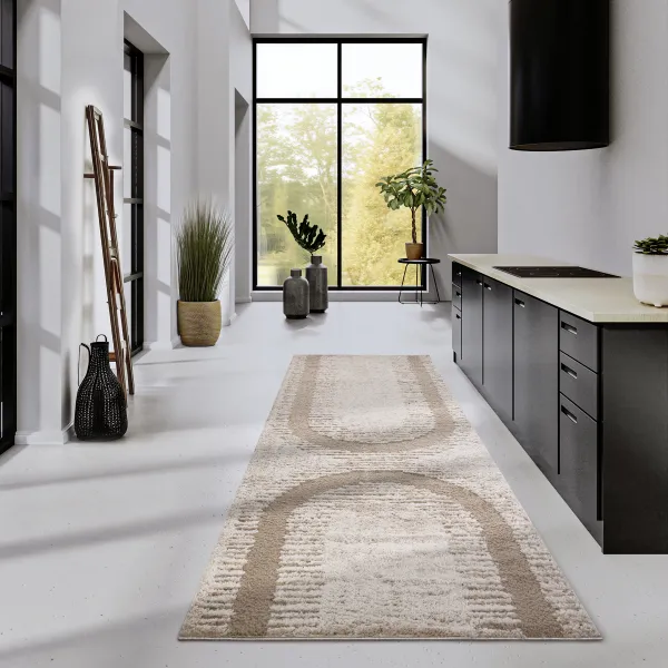 ELLE Decoration koberce Behúň Gallery 106087 Beige z kolekcie Elle - 80x240 cm