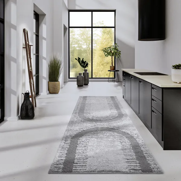 ELLE Decoration koberce Behúň Gallery 106088 Light Grey z kolekcie Elle - 80x240 cm