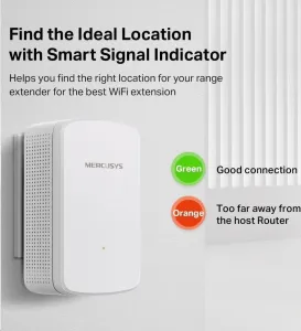 MERCUSYS ME10 WiFi4 Extender/Repeater (N300,2,4GHz,1x100Mb/s LAN)