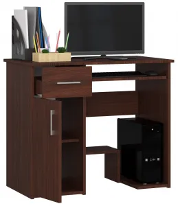 Ak furniture Volně stojící psací stůl Jay 90 cm wenge