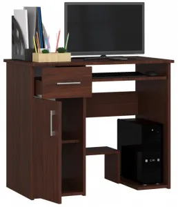 Ak furniture Volně stojící psací stůl Jay 90 cm wenge