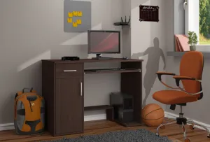 Ak furniture Volně stojící psací stůl Jay 90 cm wenge