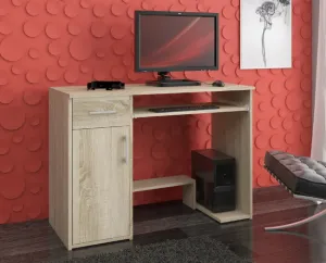 Ak furniture Volně stojící psací stůl Jay 90 cm dub sonoma