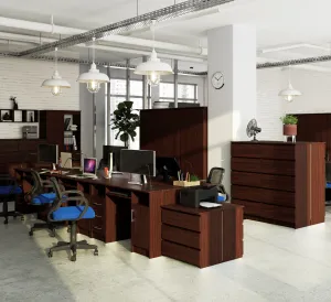 Ak furniture Volně stojící psací stůl Ana 124 cm wenge