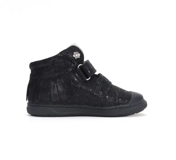 D.D.Step D.D. step Ponte20 Black Flower kožené topánky Veľkosť nohy: 33