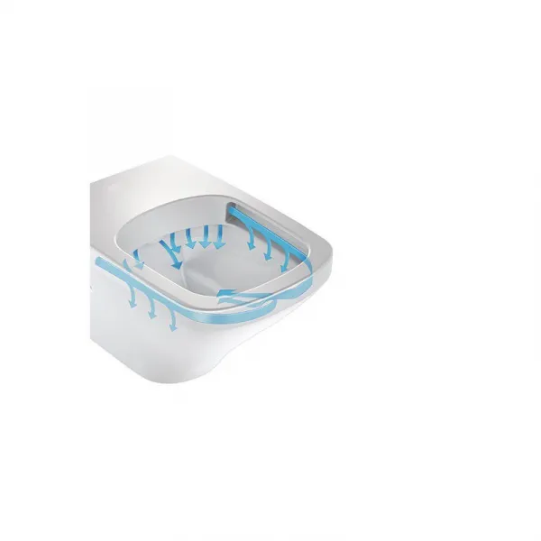 OLSEN SPA - Kombi WC Robusty RIMLESS sa SLIM sedadlom Soft-close OLKLT2125A