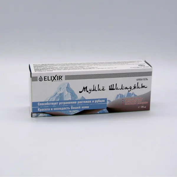 Krémový gél na jazvy a strie „Mumio Shilajit“ - 75 ml - Elixir