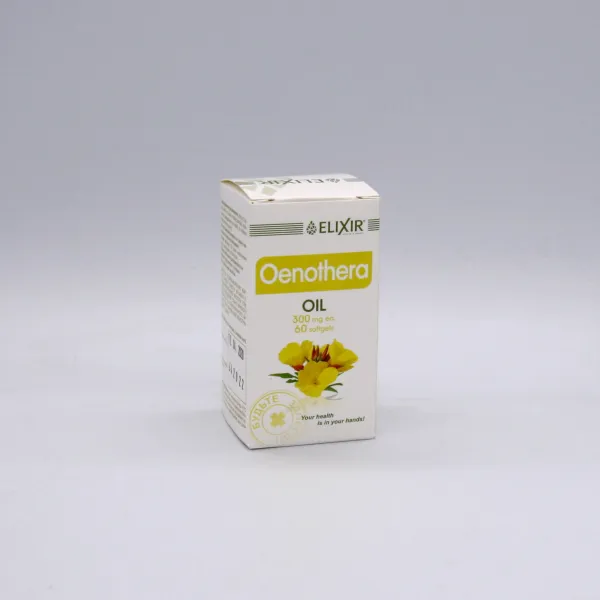 Pupalkový olej - 60 kapsúl - (1/300 mg) - Elixir