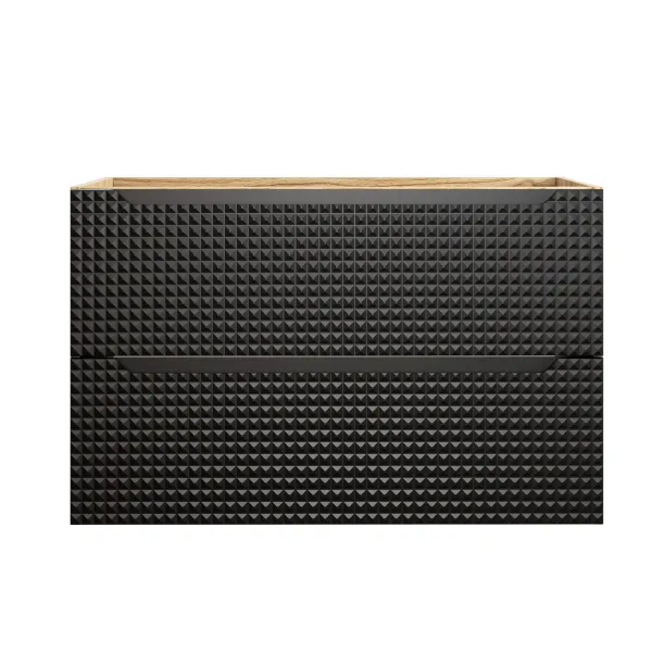 ArtCom Skrinka pod umývadlo LUXOR Black 82-90-2S | 90 cm