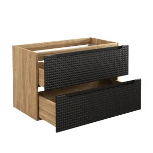 ArtCom Skrinka pod umývadlo LUXOR Black 82-90-2S | 90 cm