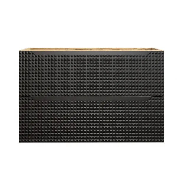 ArtCom Skrinka pod umývadlo LUXOR Black 82-90-2S | 90 cm