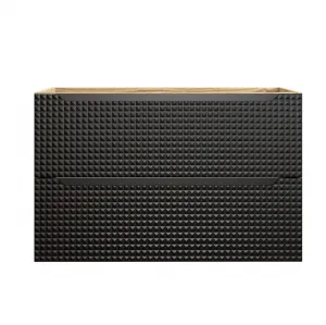 ArtCom Skrinka pod umývadlo LUXOR Black 82-90-2S | 90 cm