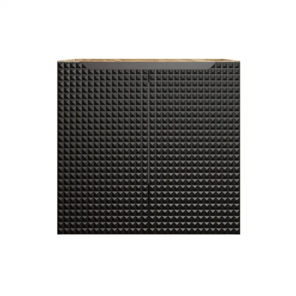 ArtCom Skrinka pod umývadlo LUXOR Black 82-60-2D | 60 cm s dvierkami