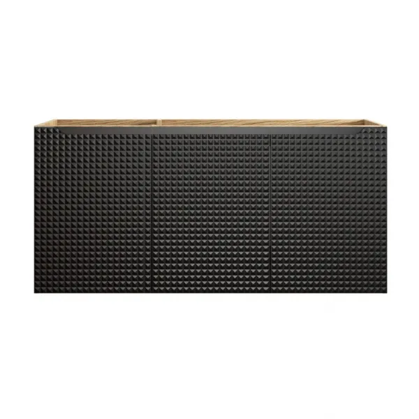 ArtCom Skrinka pod umývadlo LUXOR Black 82-120-3D | 120 cm s dvierkami