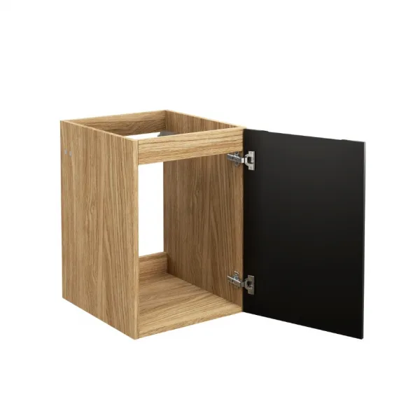 ArtCom Závesná skrinka do kúpeľne LUXOR Black 81-40-1D | 40 cm