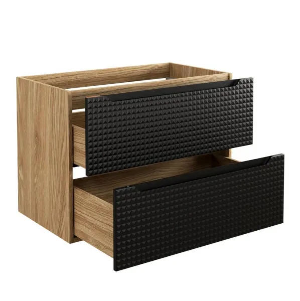 ArtCom Skrinka pod umývadlo LUXOR Black 82-80-2S | 80 cm