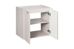 ArtCom Skrinka pod umývadlo NOVA Cashmere 82-60-2D | 60 cm s dvierkami