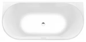 AQUALINE - TAJO nástenná stojaca vaňa 170x80cm, biela E1980