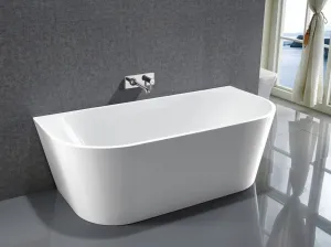 AQUALINE - TAJO nástenná stojaca vaňa 170x80cm, biela E1980