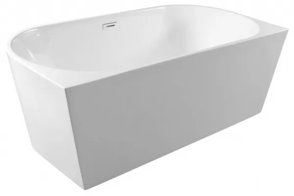 AQUALINE - TAJO nástenná stojaca vaňa 170x80cm, biela E1980