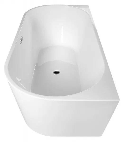 AQUALINE - TAJO nástenná stojaca vaňa 170x80cm, biela E1980