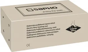 SAPHO - WARM TILES elektrická podlahová vykurovacia rohož 5,1m2, 810W WTM51