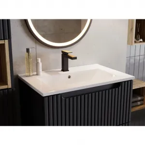 ArtCom Skrinka pod umývadlo NOVA Black 82-80-2S | 80 cm