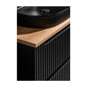 ArtCom Skrinka pod umývadlo NOVA Black 82-80-2S | 80 cm