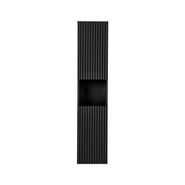 Comad Vysoká koupelnová skříňka Nova Black D 80-03-2D černá