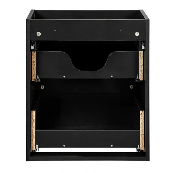 ArtCom Skrinka pod umývadlo NOVA Black 82-50-2S | 50 cm