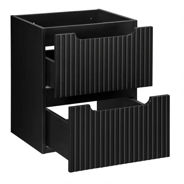 ArtCom Skrinka pod umývadlo NOVA Black 82-50-2S | 50 cm