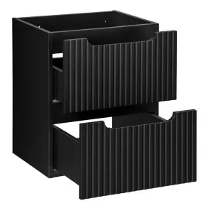 ArtCom Skrinka pod umývadlo NOVA Black 82-50-2S | 50 cm