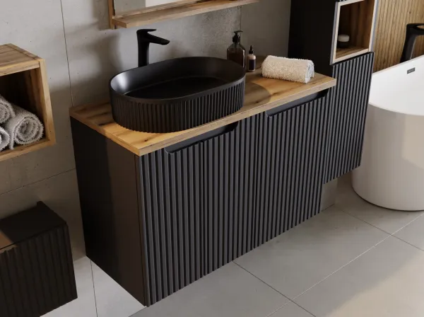 ArtCom Kúpeľňový komplet NOVA Black 90/1