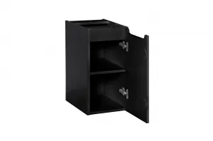 ArtCom Závesná skrinka do kúpeľne NOVA Black 81-30-1D | 30 cm