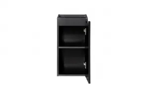 ArtCom Závesná skrinka do kúpeľne NOVA Black 81-30-1D | 30 cm