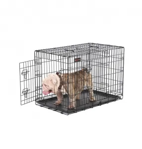 SONGMICS Přepravní klec pro zvířata OUSTRIA 92,5 cm černá