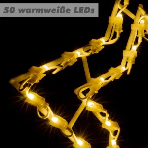 Nexos 47246 Vianočná LED dekorácia do okna - hviezda - 40 cm, teple biela