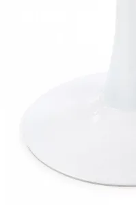 HALMAR Okrúhly jedálenský stôl Reve biely mramor