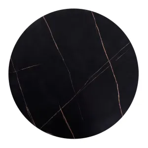HALMAR Konferenčný stolík ANTICA 80 cm čierny