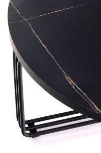 HALMAR Konferenčný stolík ANTICA 80 cm čierny